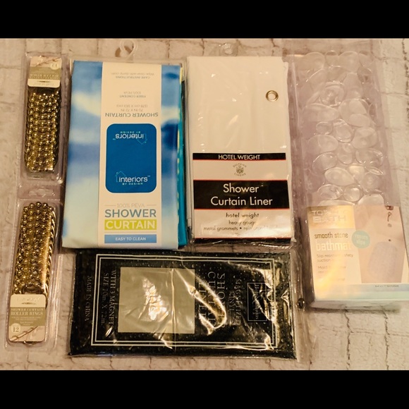6 Piece NWT Shower Curtain Set. Original packaging - Picture 9 of 13